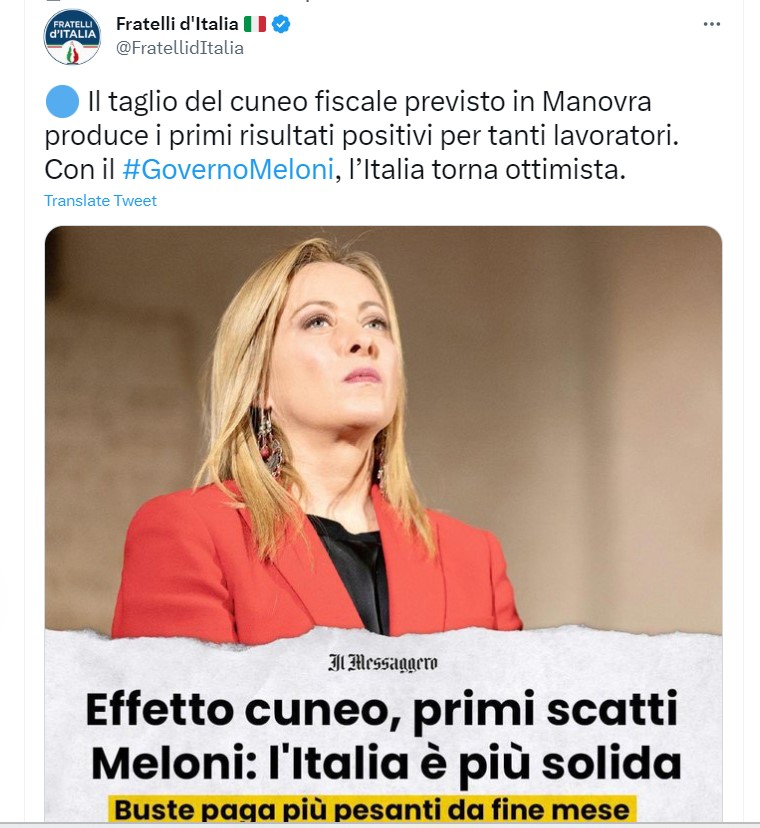 Cosa ne penso: Meloni